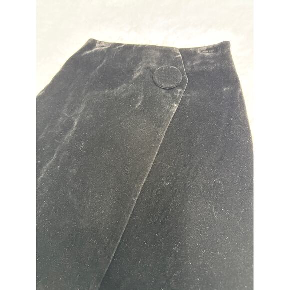 NWT Coco Blanc CCB black velvet wrap skirt with button age 12 - Picture 14 of 14